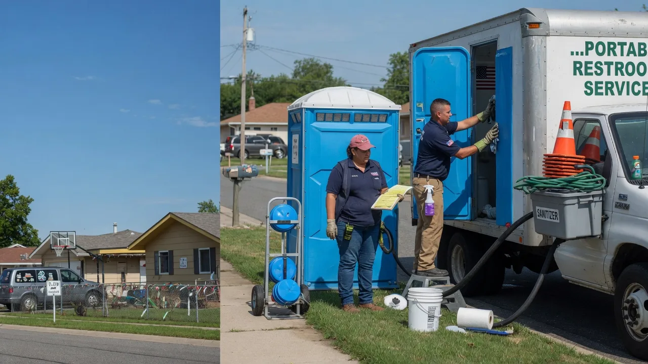 Portable Toilet Rental in Forsyth, IL near me